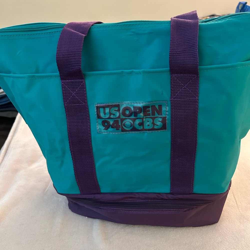 1994 US Open Teal and Purple Tote Bag